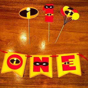Incredibles Party decor